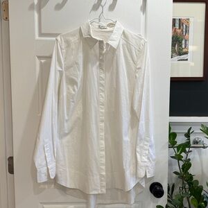 Tyler Boe White Button-Down Shirt